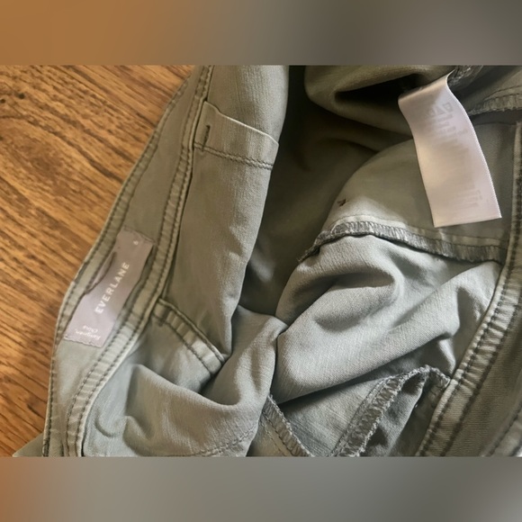 Everlane lightweight wide flare leg chino pants 6 28-29 casual preppy soft - Picture 5 of 8